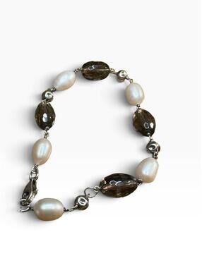 Faceted Handmade-Style Beaded Bracelet